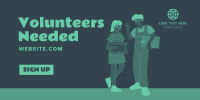 Volunteer Today Twitter Post Design