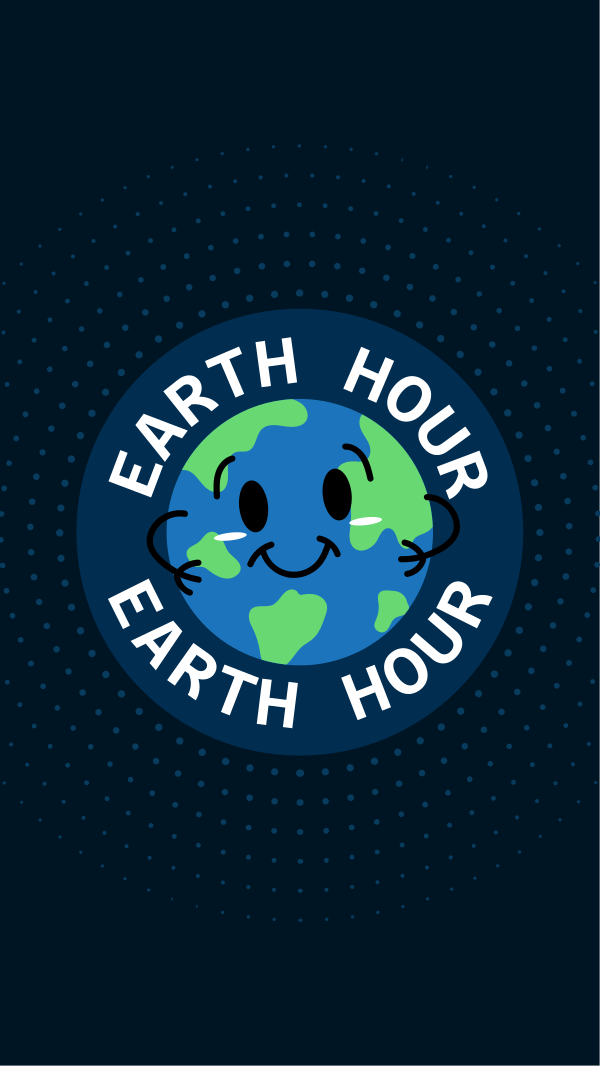 Earth Hour Instagram story | BrandCrowd Instagram story Maker