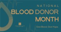 Blood Donor Month Facebook Ad Preview