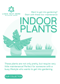 Indoor Greens Poster Design