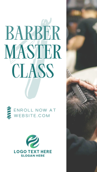 Barber Masterclass Facebook Story Preview