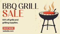 Flaming Hot Grill Facebook Event Cover Design