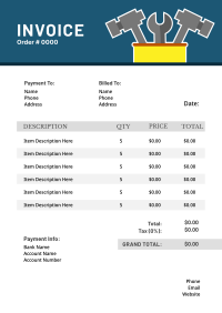 Handyman Tools Invoice Image Preview