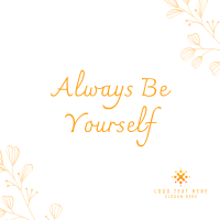 Always Be Yourself Instagram post Image Preview