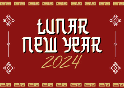 Generic Chinese New Year Postcard Image Preview