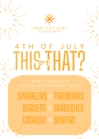 4th of July This or That Flyer Image Preview