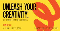 Creative Painting Workshop Facebook Ad Preview