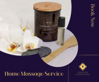 Massage at your Home Facebook Post Design