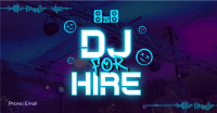 Hiring Party DJ Facebook Ad Design