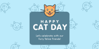 Cat Day Greeting Twitter post Image Preview