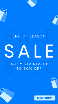 Minimalist End of Season Sale Facebook story Image Preview