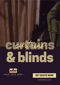 Curtains & Blinds Business Flyer Image Preview