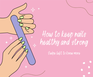 How to keep nails healthy Facebook post Image Preview