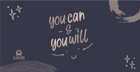 Cute Motivational Message Facebook ad Image Preview