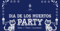 Muerto Cat Party Facebook ad Image Preview