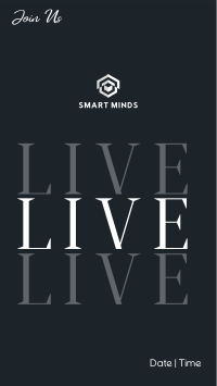 Simple Live Announcement Facebook story Image Preview