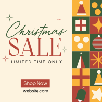 Christmas Holiday Shopping  Sale Instagram Post Design