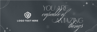 You Are Amazing Twitter Header Design