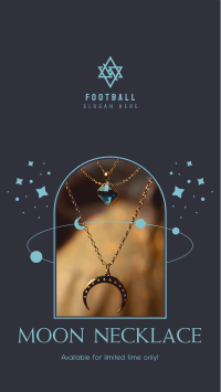 Moon Necklace Facebook story Image Preview