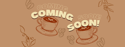 Cafe Coming Soon Facebook cover Image Preview