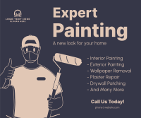 Paint Expert Facebook Post Design