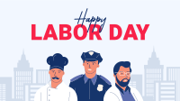 Happy Labor Day Facebook event cover Image Preview