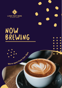 Coffee Shop Opening Poster Preview