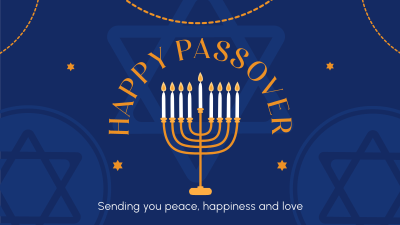 Happy Passover Greetings Facebook event cover Image Preview