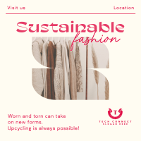 Elegant Minimalist Sustainable Fashion Instagram post Image Preview