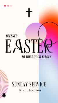 Easter Sunday Service TikTok Video Image Preview