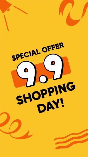 9.9 Shopping Day Instagram story Image Preview