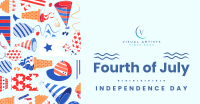 Fourth of July Party Facebook Ad Design