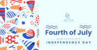 Fourth of July Party Facebook ad Image Preview