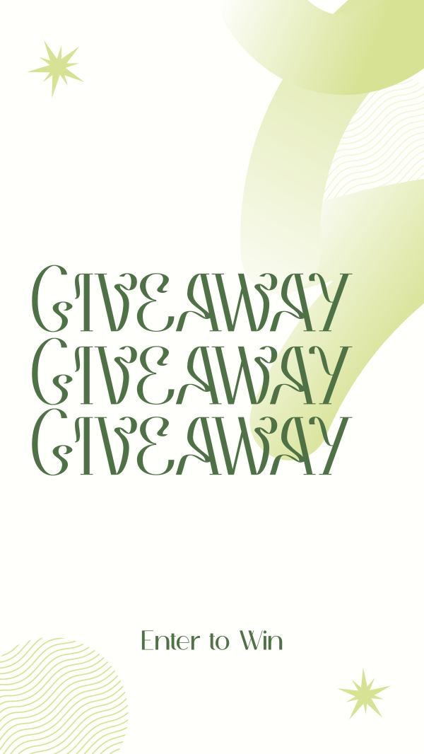 Gradient Blob Giveaway Instagram Story Design Image Preview