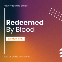 Redeemed by Blood Instagram Post Design