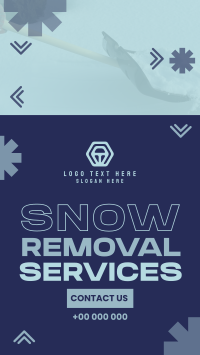 Snowy Snow Removal Instagram reel Image Preview