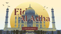 Eid Al Adha Temple Facebook event cover Image Preview