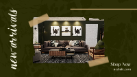 Chic Textured Home Facebook Event Cover Design