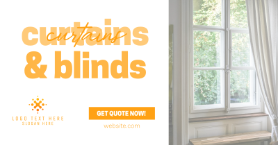 Curtains & Blinds Business Facebook ad Image Preview