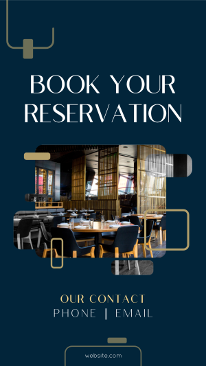 Restaurant Booking Instagram story