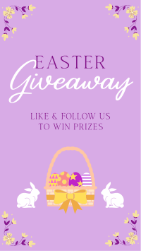 Easter Bunny Giveaway Instagram story Image Preview