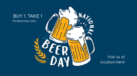 Beer Day Celebration Animation Image Preview