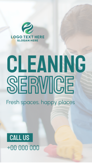 Commercial Office Cleaning Service Facebook story Image Preview