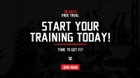 Start Your Training Today Facebook Event Cover Design