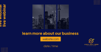 Learn About Our Business Webinar Facebook ad Image Preview