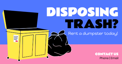 Disposing Trash? Facebook ad Image Preview