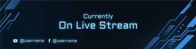 On Live Stream Twitch banner Image Preview