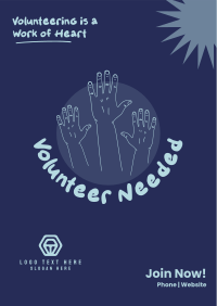 Volunteer Hands Poster Image Preview