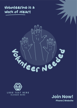 Volunteer Hands Poster Image Preview