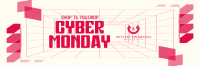 Futuristic Cyber Monday Twitter Header Image Preview